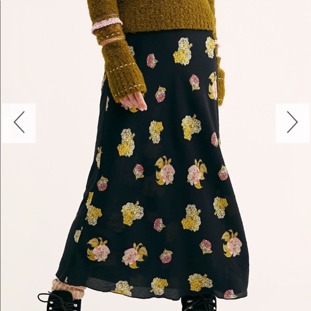Free People Kendall midi skirt!